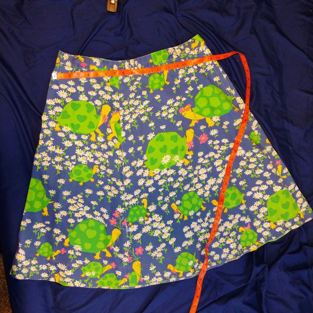 Colorful Turtle Print Skirt